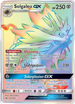 Solgaleo GX, Sonne & Mond No. 155 Normal