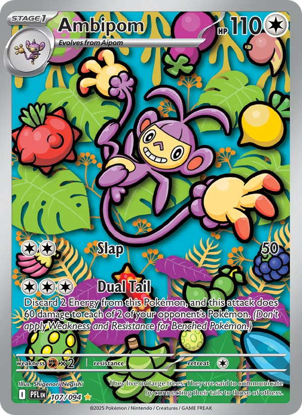 Ambipom, Phantasmal Flames Nº 107