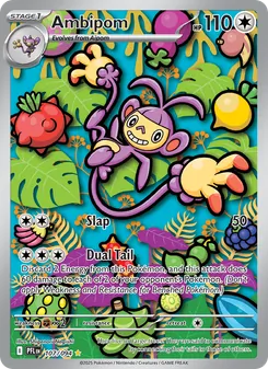 Ambipom, Phantasmal Flames Nº 107 Holo
