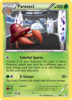 Parasect, Generations No. 7 Normal