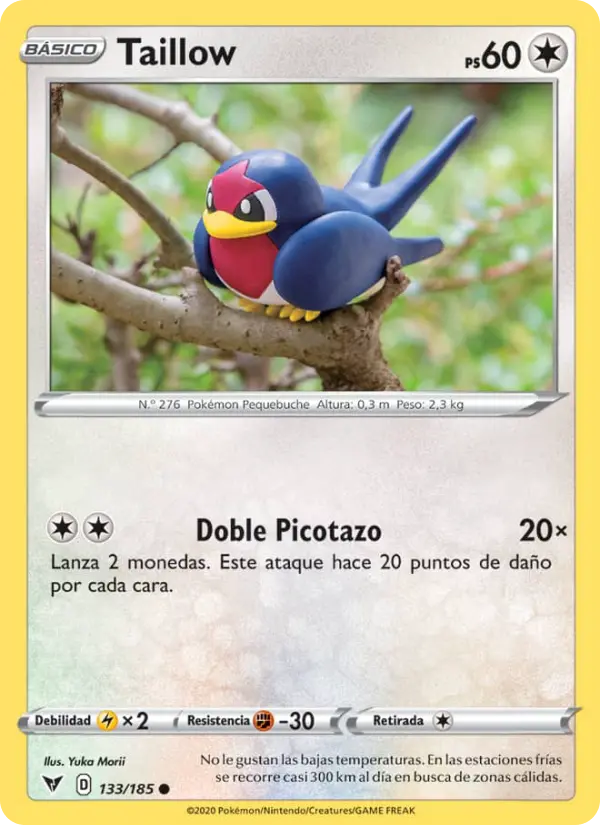 Taillow, Voltaje Vívido No. 133