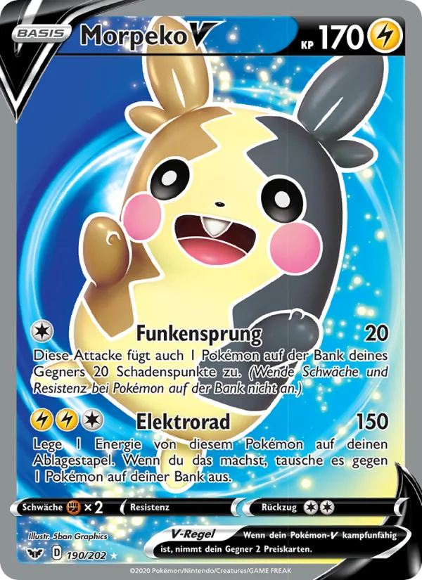 Morpeko V, Schwert & Schild Nº 190