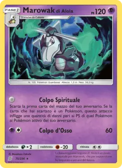 Marowak di Alola, Sintonia Mentale No. 75 Normal