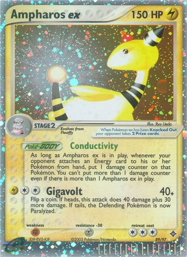 Ampharos ex, Dragon Nº 89