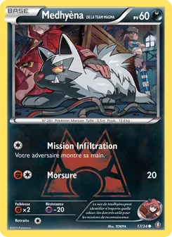 Medhyèna de la Team Magma, Double Danger Nº 17 Normal