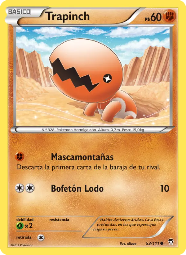Trapinch, Puños Furiosos No. 53