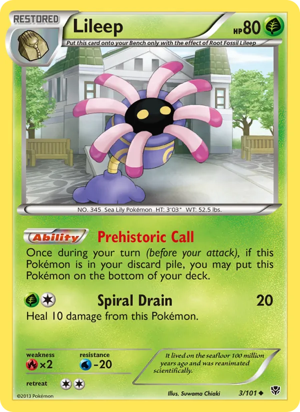 Lileep, Plasma Blast No. 3