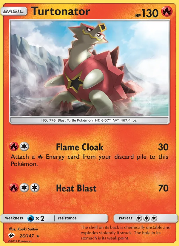 Turtonator, Burning Shadows No. 26
