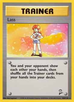 Lass, Base Set 2 Nº 104 Normal