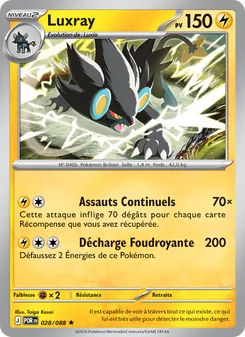 Luxray, Équilibre Parfait No. 028 Normal