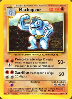 Machopeur, Set de Base No. 34 Normal