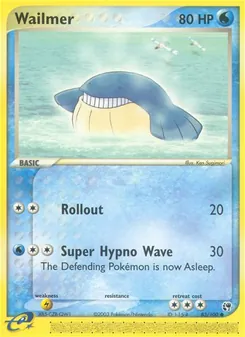 Wailmer, Sandstorm Nº 83 Normal