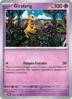 Girafarig, Crepuscolo Mascherato No. 083 Normal