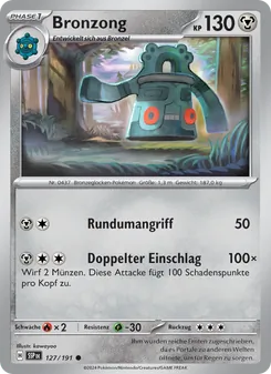 Bronzong, Stürmische Funken Nº 127 Normal