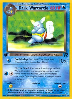 Dark Wartortle, Team Rocket No. 46 Normal