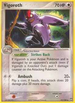 Vigoroth, Power Keepers No. 41 Normal