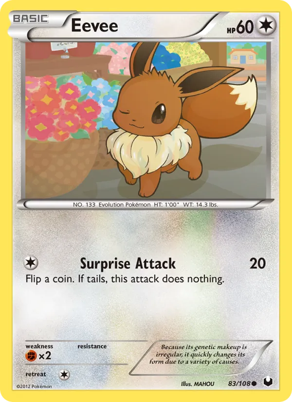 Eevee, Dark Explorers Nº 83