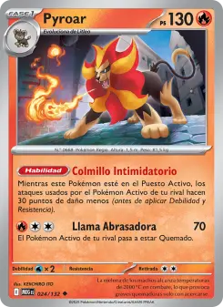 Pyroar, Megaevolución No. 024 Normal