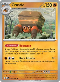 Crustle, Fulgor Negro Nº 052 Normal