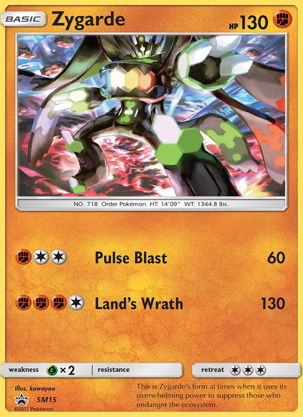 Zygarde, SM Black Star Promos No. SM15