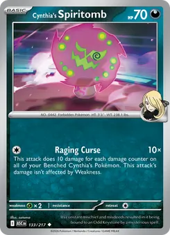 Cynthia's Spiritomb, Ascended Heroes Nº 133 Normal