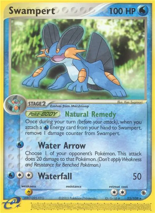Swampert, Ruby & Sapphire No. 23