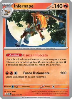 Infernape, Crepuscolo Mascherato No. 033 Normal