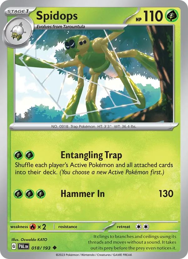 Spidops, Paldea Evolved No. 018