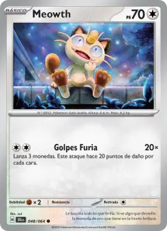 Meowth, Fabula Sombría No. 048 Normal