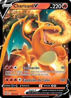 Charizard V, Astros Brillantes No. 017 Holo