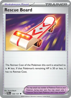Rescue Board, Prismatic Evolutions Nº 126 Normal