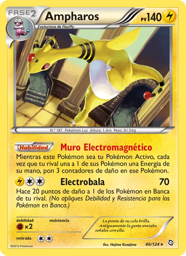 Ampharos, Dragones Majestuosos Nº 40