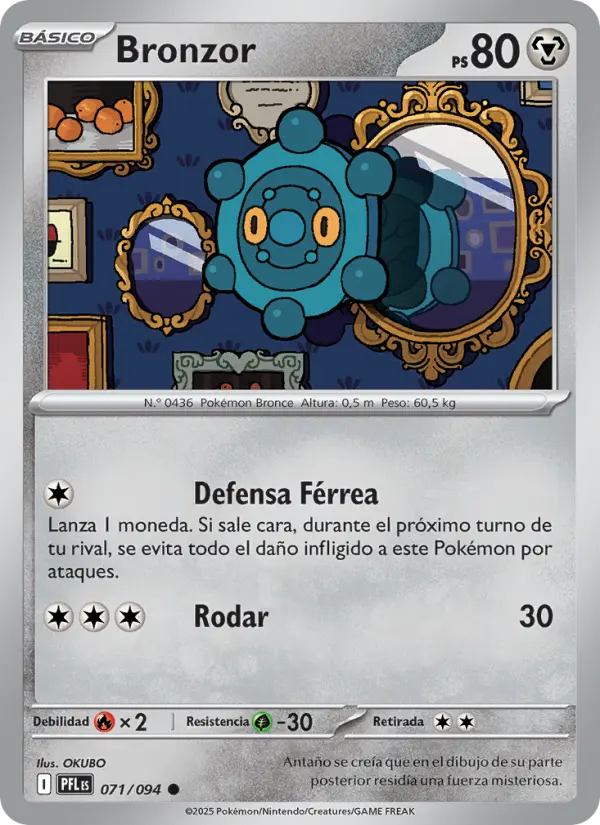 Bronzor, Fuegos Fantasmales Nº 071