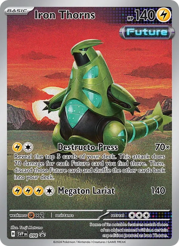 Iron Thorns, SVP Black Star Promos Nº 098