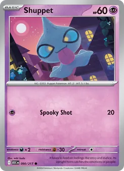 Shuppet, Ascended Heroes No. 090 Normal