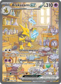 Alakazam ex, 151 Nº 201 Holo