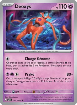 Deoxys, Chaos Ascendant Nº 031 Normal