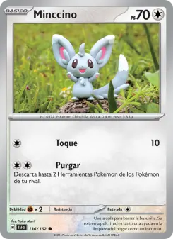 Minccino, Fuerzas Temporales No. 136 Normal