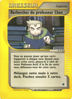 Recherches du professeur Chen, Expedition Nº 149 Normal