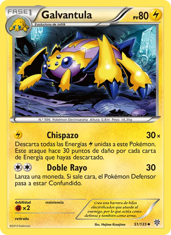 Galvantula, Tormenta Plasma No. 51