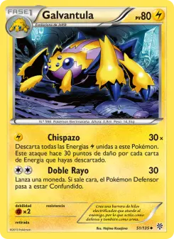 Galvantula, Tormenta Plasma No. 51 Normal