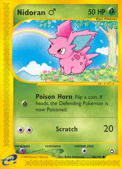 Nidoran♂, Aquapolis No. 96 Normal