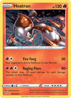 Heatran, Darkness Ablaze No. 25 Holo