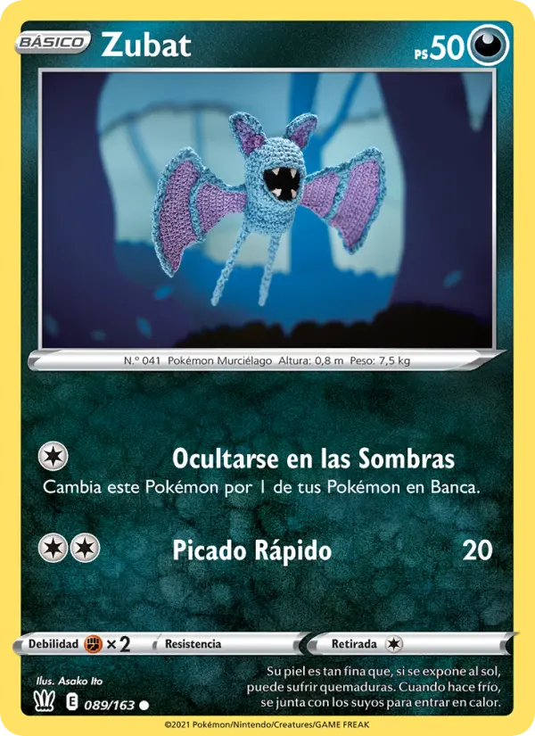 Zubat, Estilos de Combate Nº 89