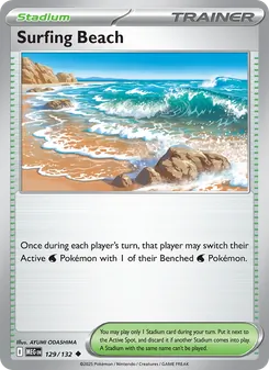 Surfing Beach, Mega Evolution Nº 129 Normal