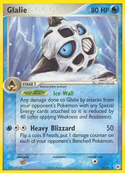 Glalie, Hidden Legends No. 34 Normal