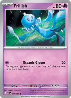 Frillish, White Flare Nº 044 Normal