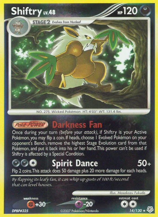 Shiftry, Diamond & Pearl No. 14