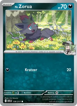 Ns Zorua, Erhabene Helden No. 136 Normal