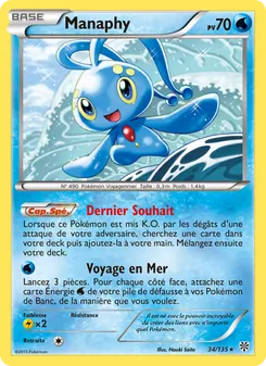 Manaphy, Tempète Plasma Nº 34 Normal